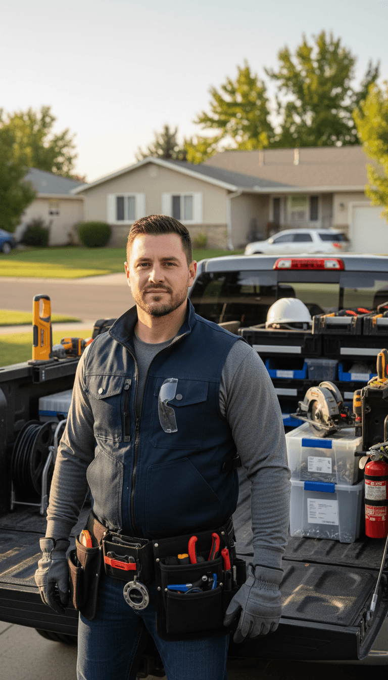 Person standing by a car trunk with a medical transport cooler inside, ready for pickup
